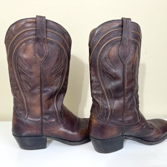 Dan Post Cordovan 6683 11E Boot Dark Cherry Leather Cowboy Western Boot SPAIN 11 - Picture 14 of 14